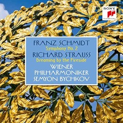 Franz Schmidt: Symphony No. 2 / Richard Strauss: Intermezzo: Träumerei am Kamin by Franz Schmidt ,   Richard Strauss ;   Wiener Philharmoniker ,   Semyon Bychkov