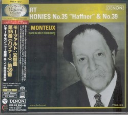 Symphonies No.35 Haffner & No.39 by Wolfgang Amadeus Mozart :   Pierre Monteux  &   NDR Sinfonieorchester