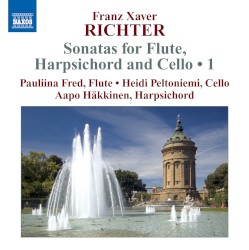 Sonatas for Flute, Harpsichord and Cello, Volume 1 by Franz Xaver Richter ;   Pauliina Fred ,   Heidi Peltoniemi ,   Aapo Häkkinen