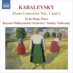 Piano Concertos nos. 1 and 2 by Kabalevsky ;   In-Ju Bang ,   Russian Philharmonic Orchestra ,   Dmitry Yablonsky
