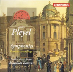 Symphonies by Ignace Pleyel ;   London Mozart Players ,   Matthias Bamert