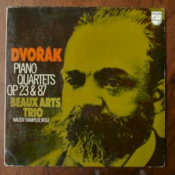 Piano Quartets nos. 1 & 2 by Dvořák ;   Beaux Arts Trio ,   Walter Trampler
