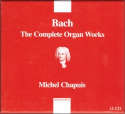 L'oeuvre d'orgue by Johann Sebastian Bach ;   Michel Chapuis