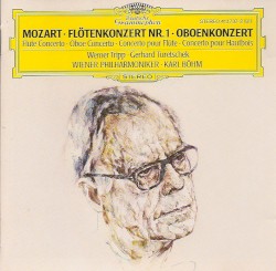 Mozart, Flötenkonzert Nr. 1, Oboenkonzert by Wolfgang Amadeus Mozart ;   Wiener Philharmoniker ,   Karl Böhm ,   Werner Tripp  &   Gerhard Turetschek