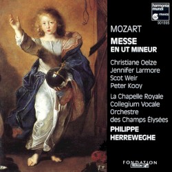 Mass in C minor by Mozart ;   Oelze ,   Larmore ,   Weir ,   Kooy ,   La Chapelle Royale ,   Collegium Vocale ,   Orchestre des Champs‐Élysées ,   Philippe Herreweghe