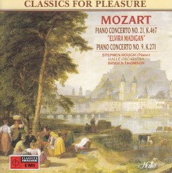 Piano Concertos Nos. 9 & 21 by Mozart ;   Hallé Orchestra ,   Bryden Thomson ,   Stephen Hough