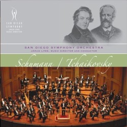 Schumann / Tchaikovsky by Robert Schumann ,   Пётр Ильич Чайковский ;   Jahja Ling ,   San Diego Symphony