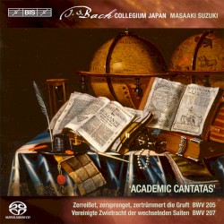 Secular Cantatas, Volume 4: Academic Cantatas by J.S. Bach ;   Bach Collegium Japan ,   Masaaki Suzuki