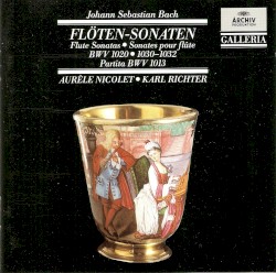 Flöten-Sonaten by Johann Sebastian Bach ,   Aurèle Nicolet ;   Karl Richter