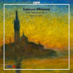 Trio Sonatas op. 1 by Tomaso Albinoni ;   Parnassi Musici