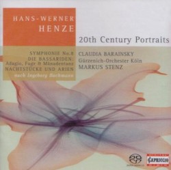 Symphonie no. 8 / Nachtstücke und Arien / Die Bassariden by Hans Werner Henze ;   Claudia Barainsky ,   Gürzenich-Orchester Köln ,   Markus Stenz