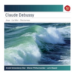 Jeux / La Mer / Nocturnes by Claude Debussy ;   Arnold Schoenberg Chor ,   Wiener Philharmoniker ,   Lorin Maazel