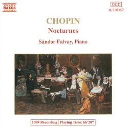 Nocturnes by Fryderyk Chopin ;   Sándor Falvay