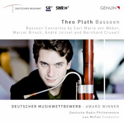 Bassoon Concertos by Carl Maria von Weber ,   Marcel Bitsch ,   Deutsche Radio Philharmonie ,   Bernhard Crusell ;   Theo Plath ,   Deutsche Radio Philharmonie ,   Leo McFall