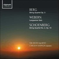 Berg, Webern & Schoenberg by The Heath Quartet