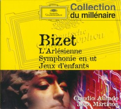 L’Arlésienne / Symphonie en ut / Jeux d’enfants by Bizet ;   Claudio Abbado ,   Jean Martinon