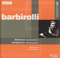Beethoven: Symphony no. 5 / Shostakovich: Symphony no. 5 by Beethoven ,   Shostakovich ;   Hallé Orchestra ,   Sir John Barbirolli