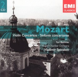 Violin Concertos / Sinfonia Concertante by Mozart ;   Yuri Bashmet ,   English Chamber Orchestra ,   Vladimir Spivakov
