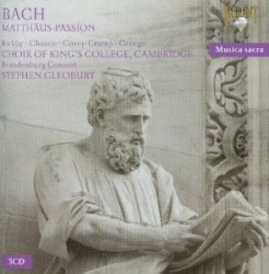 Matthäus Passion by Johann Sebastian Bach ;   King's College Choir Cambridge ,   Brandenburg Consort ,   Stephen Cleobury