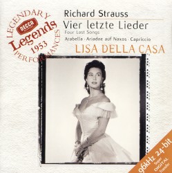 Vier letzte Lieder by Richard Strauss ;   Lisa della Casa