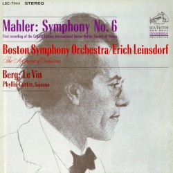 Symphony no. 6 by Mahler ,   Berg ;   Boston Symphony Orchestra ,   Erich Leinsdorf ,   Phyllis Curtin