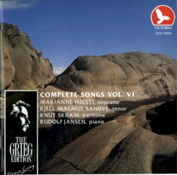 The Grieg Edition: Complete Songs by Edvard Grieg ;   Marianne Hirsti ,   Kjell Magnus Sandve ,   Knut Skram ,   Rudolf Jansen