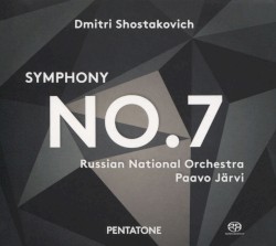 Symphony no. 7 by Dmitri Shostakovich ;   Russian National Orchestra ,   Paavo Järvi