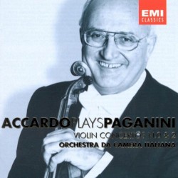 Accardo Plays Paganini: Violin Concertos Nos. 0, 2 by Paganini ;   Orchestra da Camera Italiana ,   Salvatore Accardo