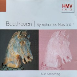 Symphonies Nos. 5 & 7 by Beethoven ;   Philharmonia Orchestra ,   Kurt Sanderling