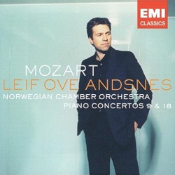 Piano Concertos 9 & 18 by Mozart ;   Norwegian Chamber Orchestra ,   Leif Ove Andsnes