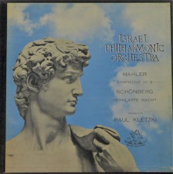 Symphony No. 9 / Verklärte Nacht by Mahler ,   Schönberg ;   Israel Philhamonic Orchestra ,   Paul Kletzki