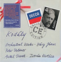 Orchestral Works / Háry János by Kodály ;   Peter Ustinov ,   Antal Doráti ,   István Kertész