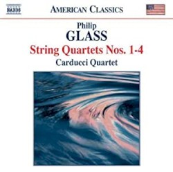 String Quartets nos. 1-4 by Philip Glass ;   Carducci Quartet