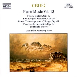Piano Music, Vol. 13 by Edvard Grieg ;   Einar Steen-Nøkleberg