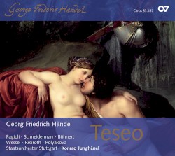 Teseo by George Frideric Handel ;   Fagioli ,   Schneiderman ,   Böhnert ,   Wessel ,   Rexroth ,   Polyakova ,   Staatsorchester Stuttgart ,   Konrad Junghänel