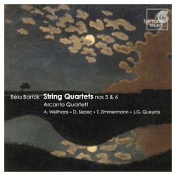 String Quartets nos. 5 & 6 by Béla Bartók ;   Arcanto Quartett
