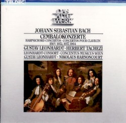 Cembalokonzerte BWV 1052, 1057, 1064 by Johann Sebastian Bach ;   Gustav Leonhardt ,   Herbert Tachezi