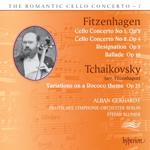 The Romantic Cello Concerto, Volume 7: Fitzenhagen: Cello Concerto no. 1, op. 2 / Cello Concerto no. 2, op. 4 / Resignation, op. 8 / Ballade, op. 10 / Tchaikovsky: Variations on a Rococo Theme, op. 33