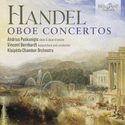 Oboe Concertos by Handel ;   Andrius Puskunigis ,   Vincent Bernhardt ,   Klaipėda Chamber Orchestra