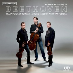 String Trios, op. 9 by Ludwig van Beethoven ;   Frank Peter Zimmermann ,   Antoine Tamestit ,   Christian Poltéra