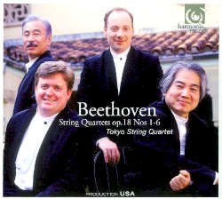 String Quartets, op. 18 nos. 1-6 by Beethoven ;   Tokyo String Quartet