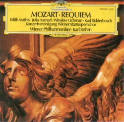 Requiem in D minor, K. 626 by Wolfgang Amadeus Mozart ;   Wiener Philharmoniker ,   Karl Böhm ,   Edith Mathis ,   Julia Hamari ,   Wiesław Ochman ,   Karl Ridderbusch