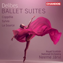 Ballet Suites: Coppélia / Sylvia / La Source by Delibes ;   Royal Scottish National Orchestra ,   Neeme Järvi