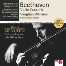 BBC Music, Volume 20, Number 4: Violin Concerto / Dona nobis pacem by Beethoven ,   Vaughan Williams ;   Yehudi Menuhin