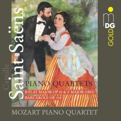 Piano Quartets by Camille Saint‐Saëns ,   Mozart Piano Quartet