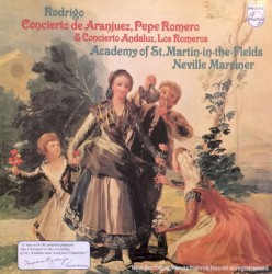 Concierto de Aranjuez, & Concierto Andaluz by Joaquín Rodrigo ;   Pepe Romero ,   Los Romeros ,   Academy of St Martin in the Fields ,   Neville Marriner