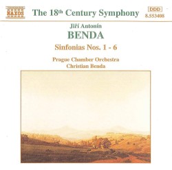 Sinfonias Nos. 1-6 by Jiří Antonín Benda ;   Prague Chamber Orchestra ,   Christian Benda