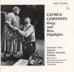 Highlights from Porgy and Bess by George Gershwin ;   Leontyne Price ,   William Warfield ,   Skitch Henderson