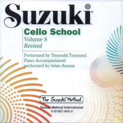 Suzuki Cello School, Volume 8, Revised by Suzuki Method International ;   Tsuyoshi Tsutsumi ,   Seizo Azuma