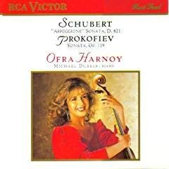 "Arpeggione" Sonata / Sonata in C, Op. 119 by Schubert  /   Prokofiev ;   Ofra Harnoy ,   Michael Dussek